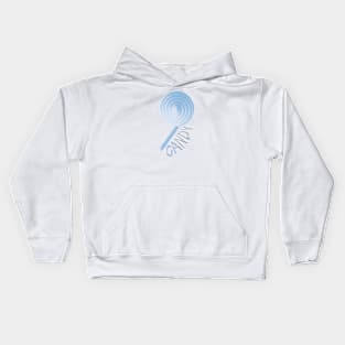 candy blue Kids Hoodie